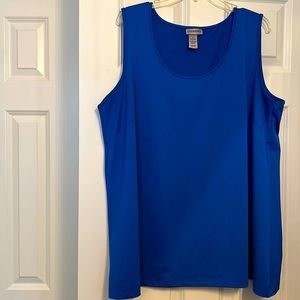 Women’s royal blue tank top by Catherine’s